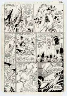 George Perez and Mike DeCarlo Tales of the Teen Titans Annual #3 Story Page 28 "Judas Contract Book - | Heritage
