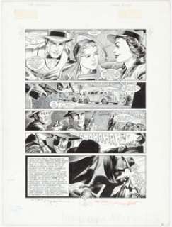 Michael Kaluta and Russ Heath Marvel Graphic Novel: The Shadow 1941 Story Page 5 Original Art (Marvel, 1988). - | Heritage