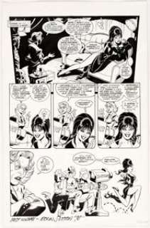 Ronn Sutton Elvira, Mistress of the Dark Story Page 3 Original Art (Claypool). This is page 3 from an -