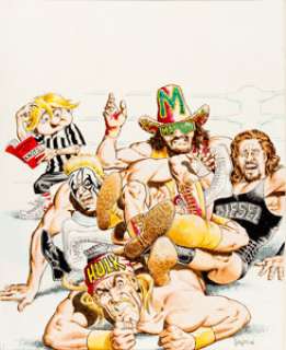 John Severin Cracked Blockbuster #10 Cover Painting Original Art (Major Publications, 1996).... | Heritage