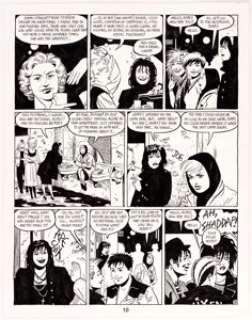 Jaime Hernandez Love and Rockets #10 Story Page 9 Hopey Original Art (Fantagraphics, 1985).... | Heritage