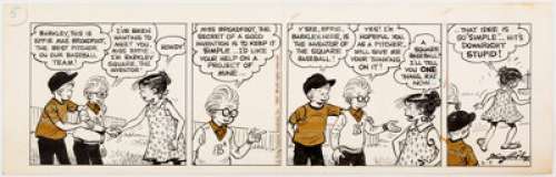 Wally Bishop Muggs and Skeeter Daily Comic Strip Original Art dated 6-9-67 (King Features Syndicate, 1967)....