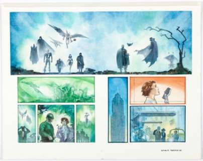 John K. Snyder III Green Lantern: Brightest Day; Blackest Night Double-Page Spread #46-47 Original Art (DC, 2002)....