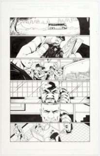 Dan Fraga and Larry Stucker Black Panther #50 Story Pages 21-22 Original Art (Marvel, 2002).... (Total: 2 Original Art)