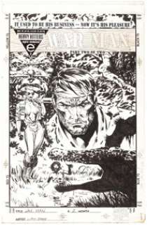 Liam Sharp War Man #2 Cover Original Art (Marvel/Epic, 1993).... | Heritage