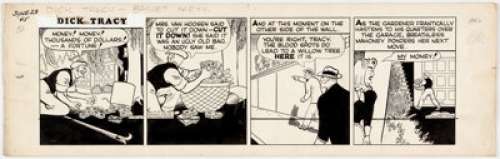Chester Gould Dick Tracy Daily Comic Strip Art dated 6-23-45 (Chicago Tribune, 1945).... | Heritage