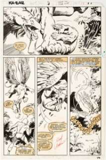 Brent Anderson and Carlos Garzon Ka-Zar the Savage #9 Story Page 13 Original Art (Marvel, 1981).... | Heritage