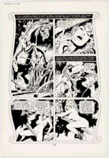 Frank Thorne | 1994 "Ghita of Alizarr" Story Page Original Art (Warren, 1982). | Heritage