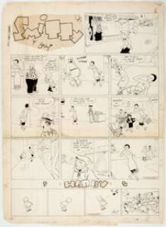 Walter Berndt Smitty Sunday Comic Strip Original Art, dated 3-29-31 (Chicago Tribune, 1931).... | Heritage