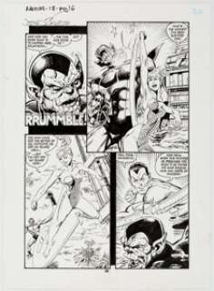 John Byrne Namor, the Sub-Mariner #18 Story Page 16 Original Art (Marvel, 1991).... | Heritage