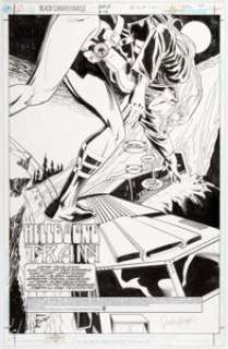 Dick Giordano and Jordi Ensign Birds of Prey #12 Splash Page 1 Original Art (DC, 1999)....