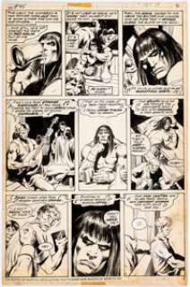 John Buscema and the Crusty Bunkers Conan the Barbarian #45 Story Page 2 Original Art (Marvel Comics, 1974).... | Heritage