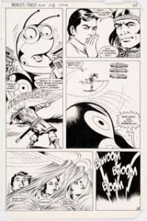 Don Newton and John Calnan World’s Finest #281 Partial Story Original Art Group of 4 (DC, 1982).... (Total: 4 Original Art) | Heritage