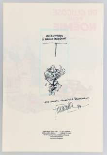 Fournier | Spirou, illustration aux feutres représentant le… | AZ auction