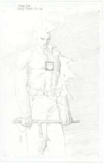 John Romita Jr. Savage Dragon Pin-Up Drawing Original Art (Image/Image Con, 2009).... | Heritage