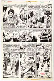 George Tuska and Vince Colletta Power Man #28 Story Page 7 Original Art (Marvel, 1975).... | Heritage