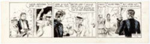 Jose Luis Salinas Cisco Kid Daily Comic Strip Original Art dated 7-16-52 (King Features Syndicate, 1952).... | Heritage