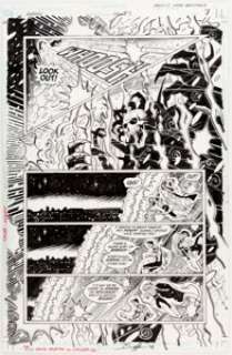  - Norm Breyfogle and Joe Rubinstein Anarky #3 Story Page 7 Original Art (DC, 1999)....
