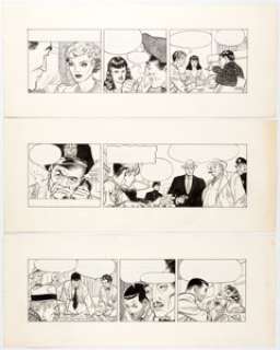 Russ Manning Daily Comic Strip Tryout Original Art Group of 3 (Undated).... (Total: 3 Original Art) | Heritage