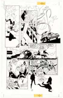 Joe Quesada and Kevin Nowlan Batman: Sword of Azrael #3 Story Page 2 Original Art (DC, 1992).... | Heritage