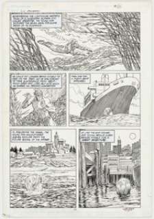  - Curt Swan and Eric Shanower Legend of Aquaman Pages 21 and 30 Original Art (DC Comics, 1989). ... (Total: 2 Original Art)