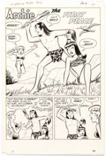 Harry Lucey and Marty Epp Archie #183 Complete 5-Page Story "The First Peace" Original Art (Archie Comics, 1968). ... (Total: 5 Original Art) | Heritage