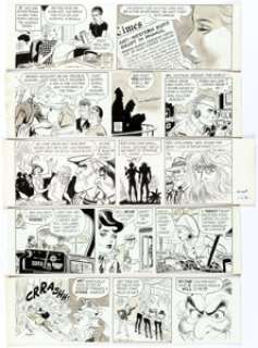 Bob Lubbers Robin Malone Daily Comic Strip Original Art Group of 10 (NEA/King Features, 1967-69).... (Total: 10 Original Art) | Heritage