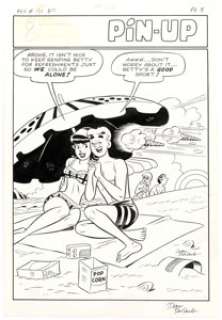 Dan DeCarlo Betty & Veronica #131 Pin-Up Original Art (Archie Comics, 1966).... | Heritage
