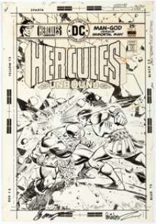 José Luis GarcÃ­a-LÃ³pez Hercules Unbound #3 Cover Original Art (DC, 1976).... | Heritage