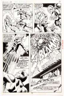 Bob Brown and Frank Bolle Avengers #113 Iron Man and Captain America Original Art (Marvel, 1973).... | Heritage