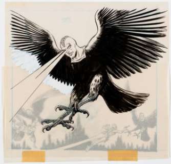 Murphy Anderson Who’s Who: The Definitive Directory of the DC Universe #14 "Manhawks" Original Hawkman/Adam Strang... (Total: 2 Original Art) | Heritage