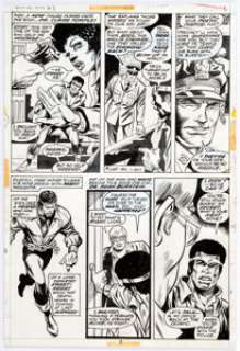 George Tuska and Billy Graham Hero For Hire #3 Story Page 2 Original Art (Marvel, 1972).... | Heritage
