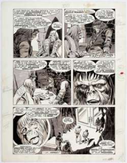 Mike Ploog and Frank Chiaramonte Planet of the Apes #3 Story Page 13 Original Art (Marvel, 1974).... | Heritage