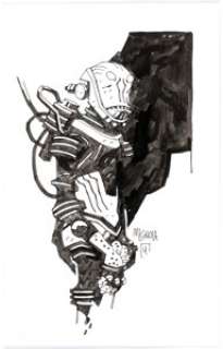 Mike Mignola - The Visitor Specialty Illustration Original Art (2004).... | Heritage