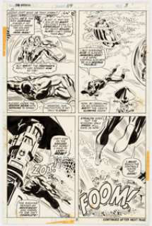 Bob Brown and Don Heck Avengers #119 Story Page 3 Original Art (Marvel, 1974).... | Heritage
