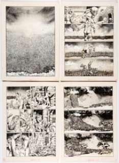 Leo Duranona Eerie #103 Near Complete Story Original Art Group of 12 (EC, 1979)....