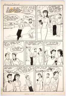 Harry Lucey Archie Comics #87 Story Page 1 Original Art (Archie, 1957).... | Heritage