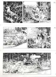 MAGNUS - Original sketch page for Tex. Published on the book "Al Servizio dell‘eroe". Cm. 33x45. Ink. Mint. Code 1220.