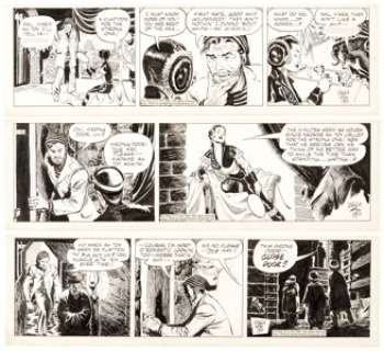 Warren Tufts Casey Ruggles Daily Consecutive Comic Strip Original Art Group of 3 (United Features Syndicate, 1952)... (Total: 3 Original Art)