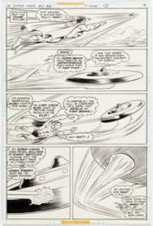 Curt Swan and Murphy Anderson DC Super Stars #12 Story Page 7 Original Art (DC, 1977). The chase is on as the Boy - | Heritage