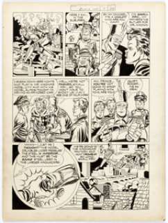 Joe Simon Black Cat #7 Story Page 6 Vagabond Prince Original Art (Harvey, 1947). The Vagabond Prince, and his - | Heritage
