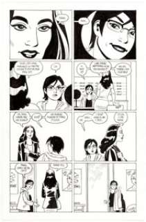 Jaime Hernandez Love and Rockets Vol.2 #17 Story Page 12 Hopey Original Art (Fantagraphics, 2006). The last page - | Heritage