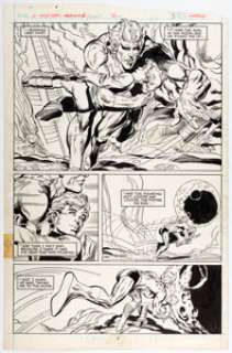 Tom Grindberg and Joe Rubenstein X-Factor Annual #2 Story Page 3 Original Art (Marvel, 1987). Franklin Richards -