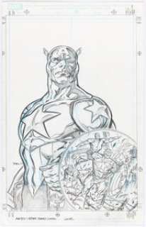 Paul Pelletier and Terry Pallot AAFES 8th Edition [New Avengers: The Promise] Cover Original Art (Marvel, 2009). -