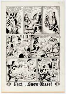 Kev Hopgood and Dave Harwood Action Force #4 Story Page 24 Original Art (Marvel UK, 1987). Final page from the - | Heritage