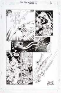 Yanick Paquette and Armando Gil Space: Above and Beyond #3 Story Page 14 Original Art (Topps, 1996). A space-based - | Heritage