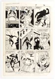 Sal Buscema and Joe Rubinstein The Amazing Spider-Man #266 Story Page 8 Original Art (Marvel, 1985). Toad tries to - | Heritage