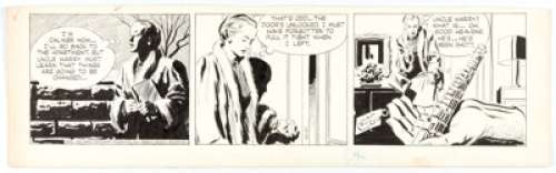 Alex Raymond Rip Kirby Daily Comic Strip Original Art dated 11-21-52 (King Features Syndicate, 1952). Raymond had - | Heritage