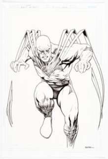 Ryan Sook Birds of Prey #4 White Lantern Hawk Variant Original Art Cover (DC Comics, 2010).... | Heritage