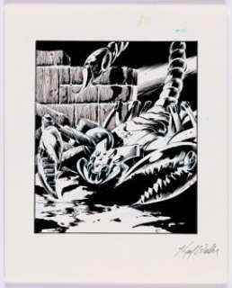 Karl Waller - Forgotten Realms "Ruins of Undermountain" Illustration Original Art (TSR,1991).